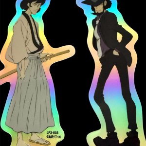 Goemon & Jigen Hologram Sticker